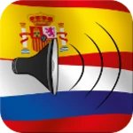 spanish to russian talking phrasebook translator android application logo